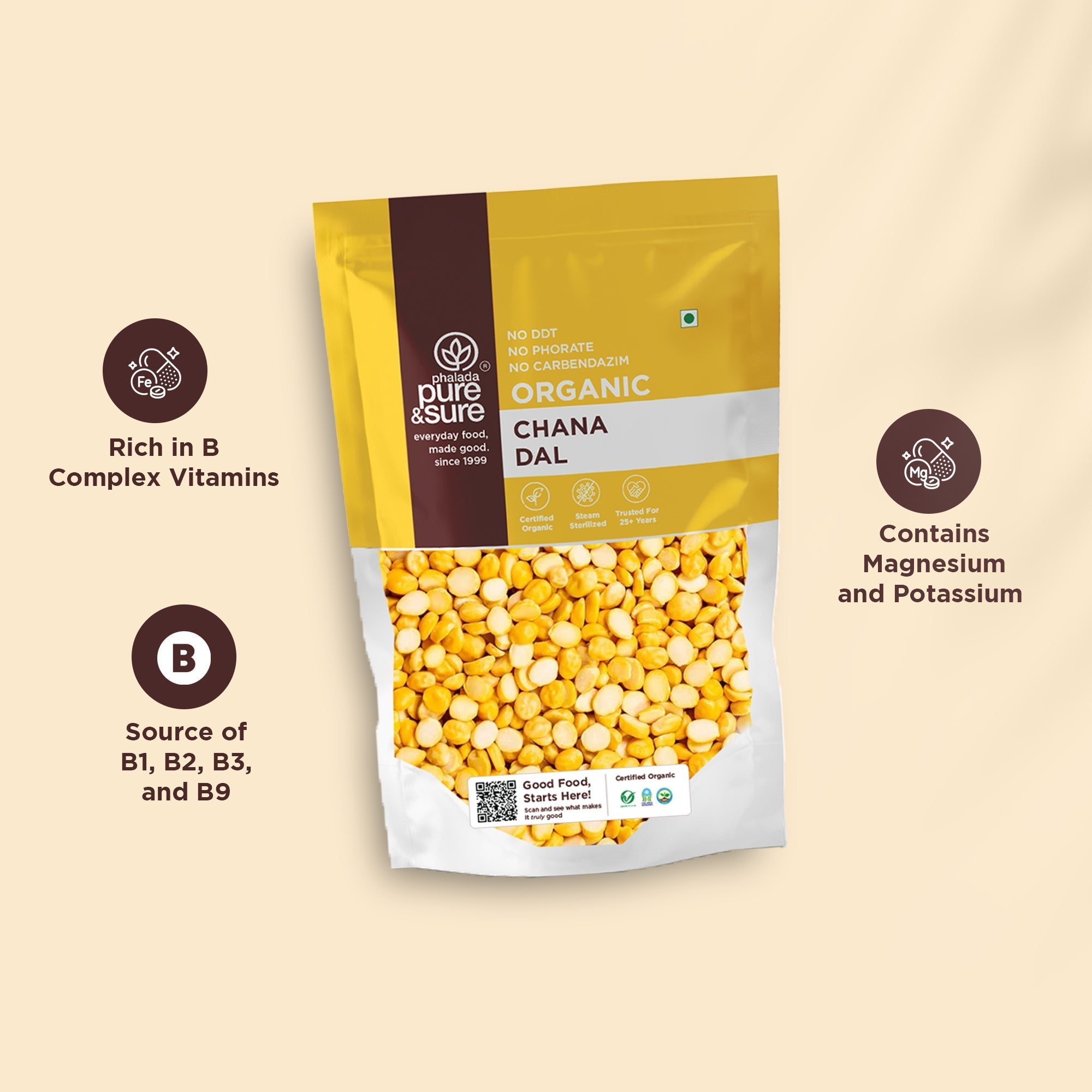 Pure & Sure Organic Chana Dal - Distacart