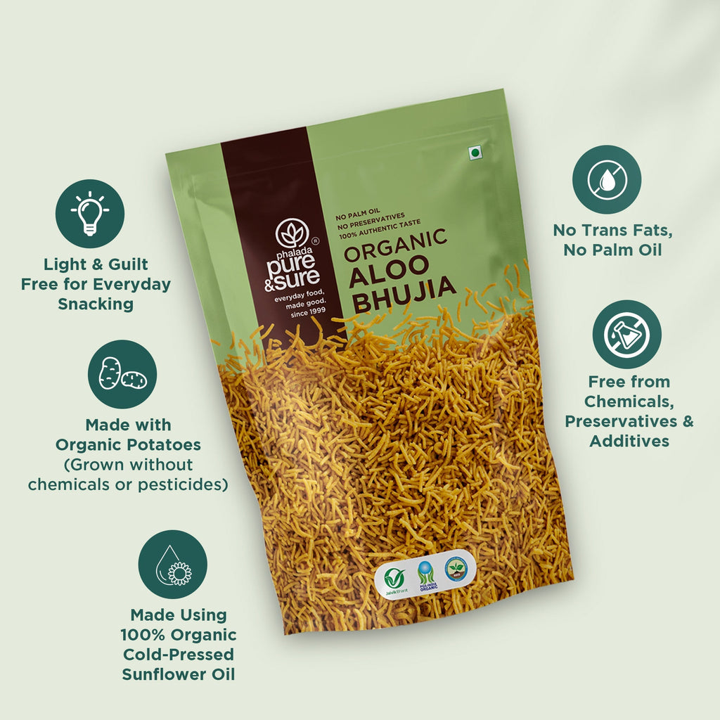 Pure & Sure Organic Aloo Bhujia - Distacart
