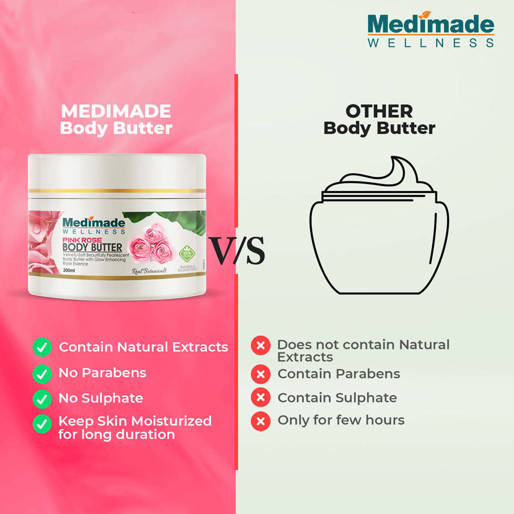 Medimade Wellness Pink Rose Body Butter