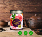 Zevic Premium Hibiscus Flowers Herbal Green Tea