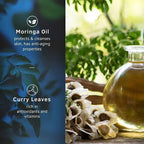 Ustraa Moringa and Curry Leaves Ayurvedic Cold Pressed Oil