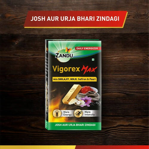 Zandu Vigorex Max Capsules - Distacart