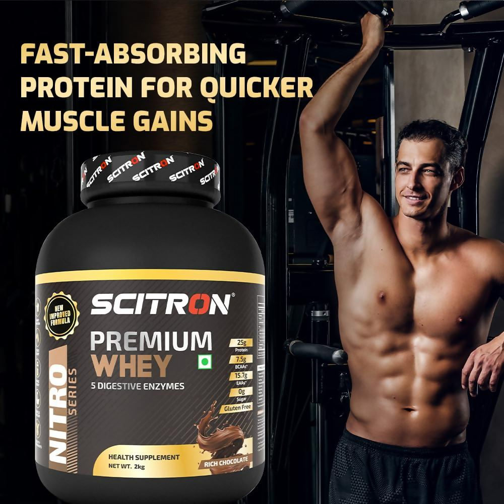 Scitron Nitro Series Premium Whey Rich Chocolate - Distacart