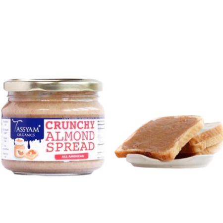 Tassyam Organics Crunchy Almond Butter