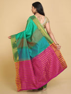 Kalamandir Ikkat Print Multi Color Uppada Party Wear Saree