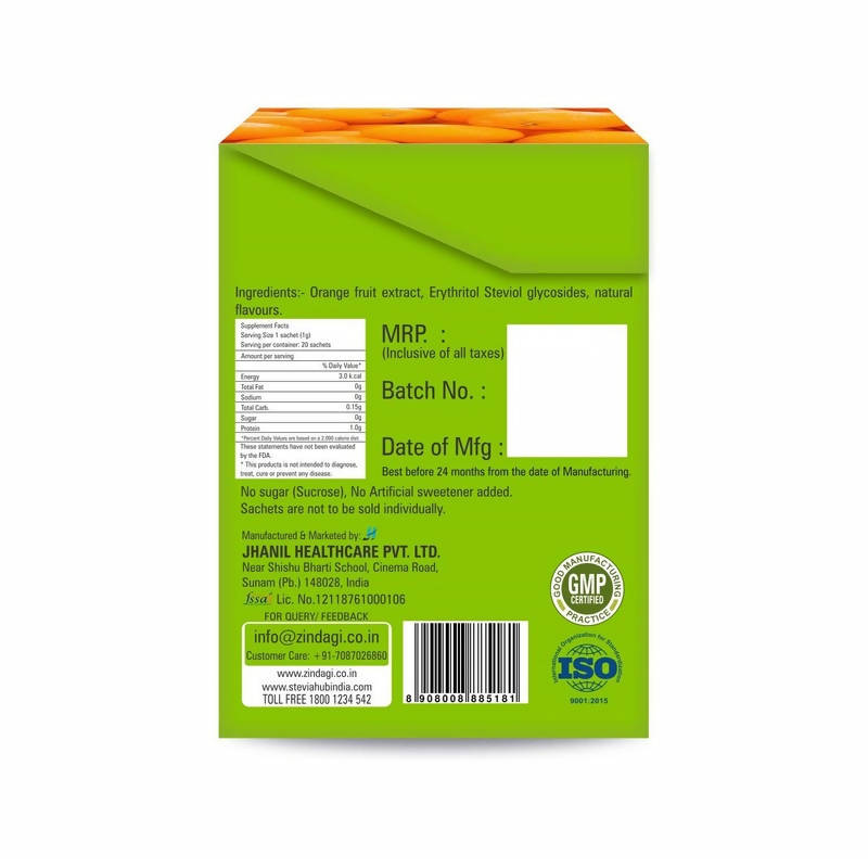 Zindagi Orange Herbal Infusion Sachets - Distacart