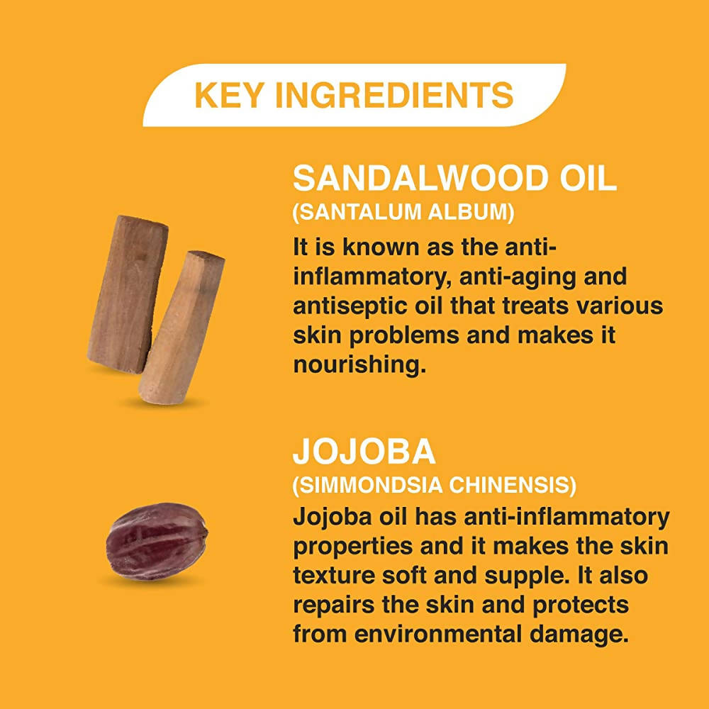 Khadi Veda Sandalwood & Jojoba Massage Oil