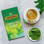 Twinings Green Tea & Mint Teabags - Distacart