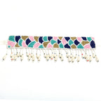 Mominos Fashion Johar Kamal Handicraft Multi Pearls Necklace with Earrings For Women - Distacart