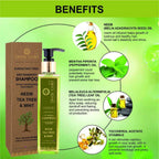 Body Gold Anti Dandruff Shampoo With Neem Tea Tree & Mint