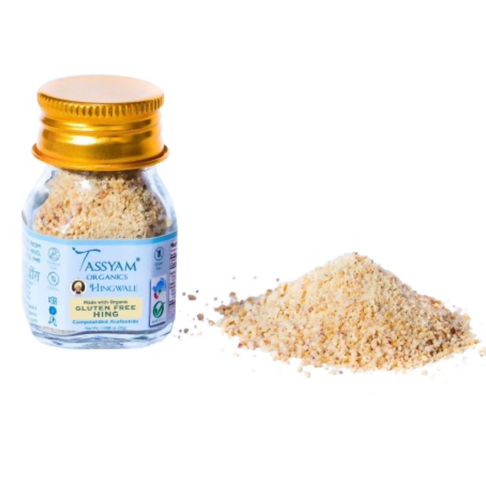Tassyam Organics Certified Organic Gluten Free Hing - Distacart