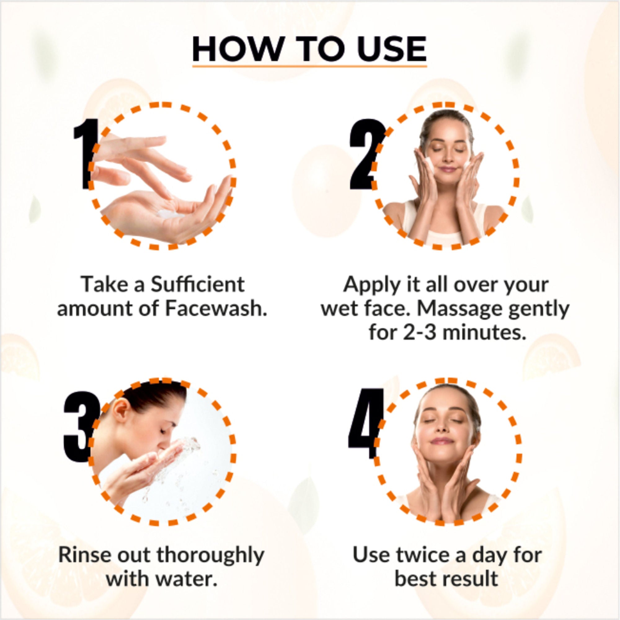 Dr.Sakhiya Vitamin C Face Wash Daily Glowing and Brightening Cleanser with Antioxidants - Distacart