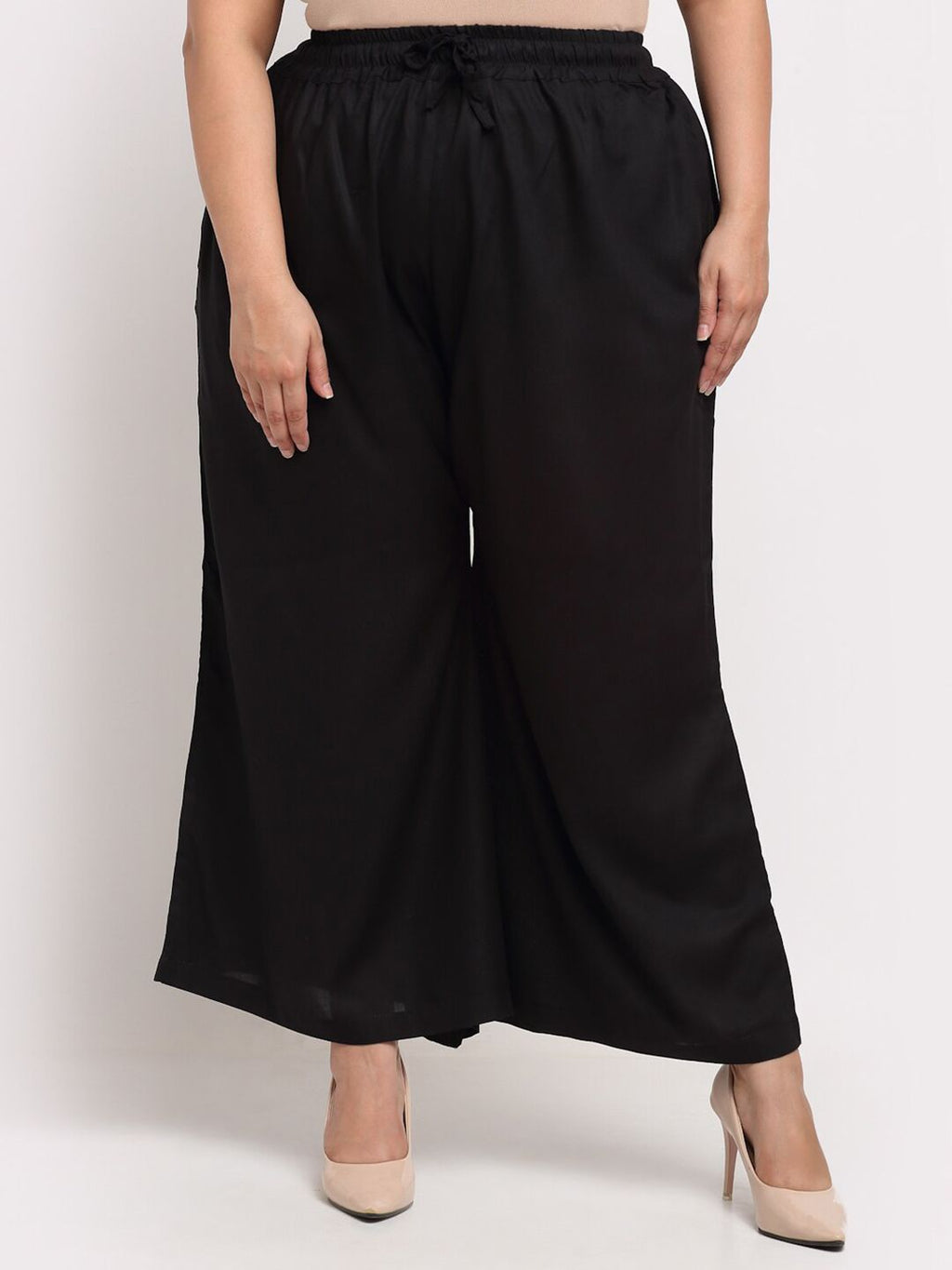 TAG 7 Women Mid Rise Ethnic Palazzos
