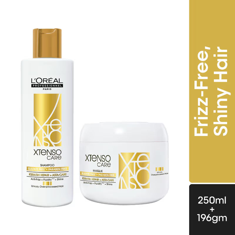 L'oreal Paris Professionnel Xtenso Care Shampoo & Mask - Distacart