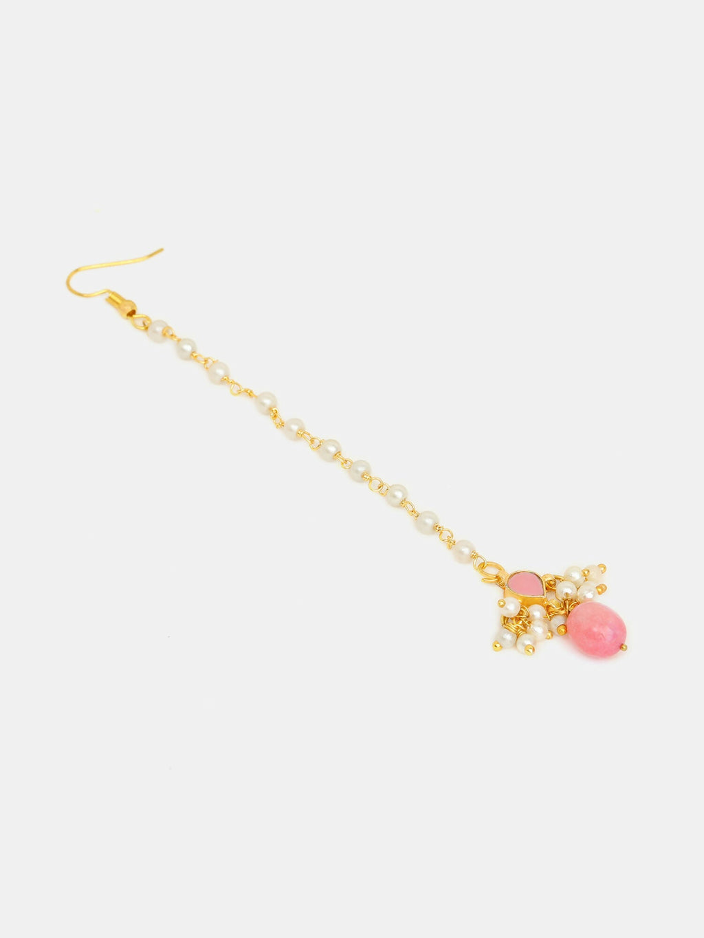 Ruby Raang Mannat Maang Tikka With Pair Of Earrings - Distacart