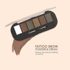 Shryoan Tattoo Brow Powder & Cream Eyebrow Palette - 2 A