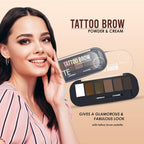 Shryoan Tattoo Brow Powder & Cream Eyebrow Palette - 2 A