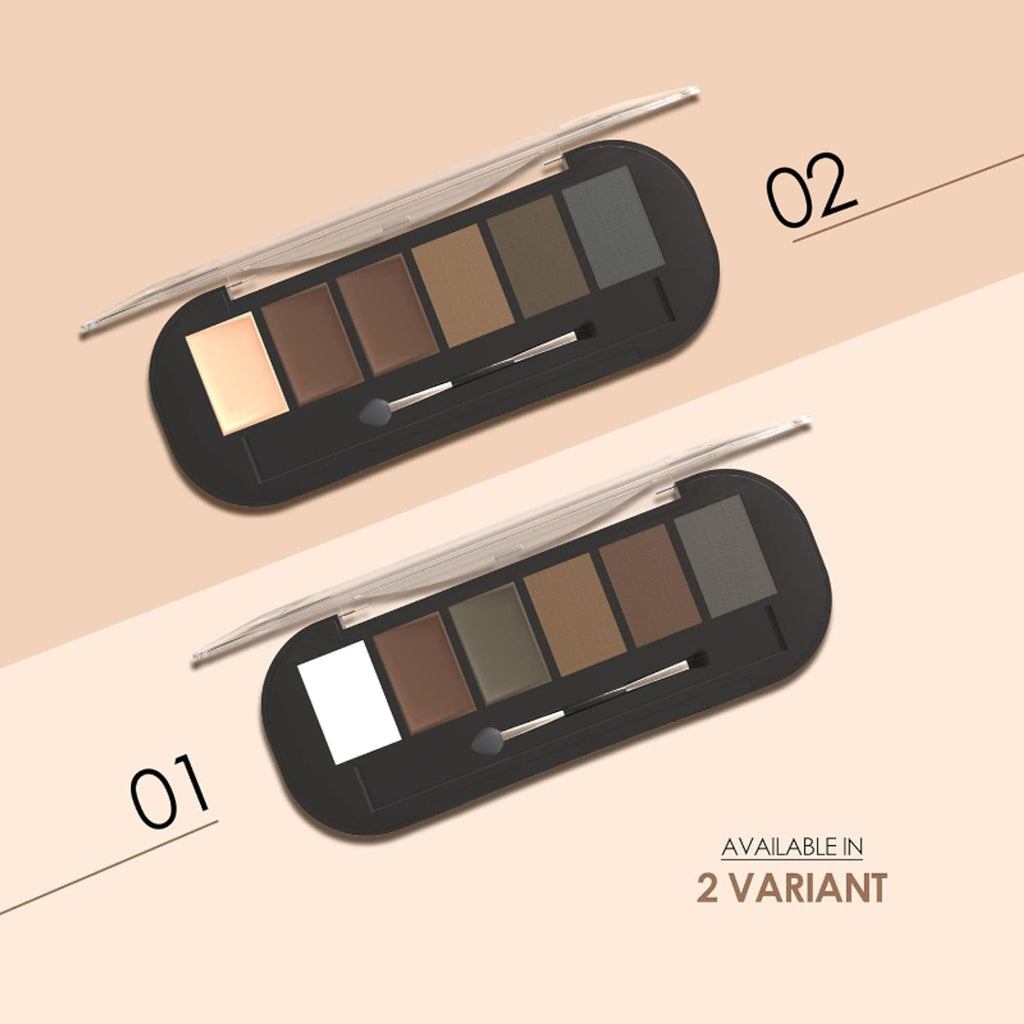 Shryoan Tattoo Brow Powder & Cream Eyebrow Palette - 2 A