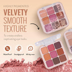 Shryoan Long Lasting My Eyes Up Matte & Shimmer Eyeshadow Palette - 3