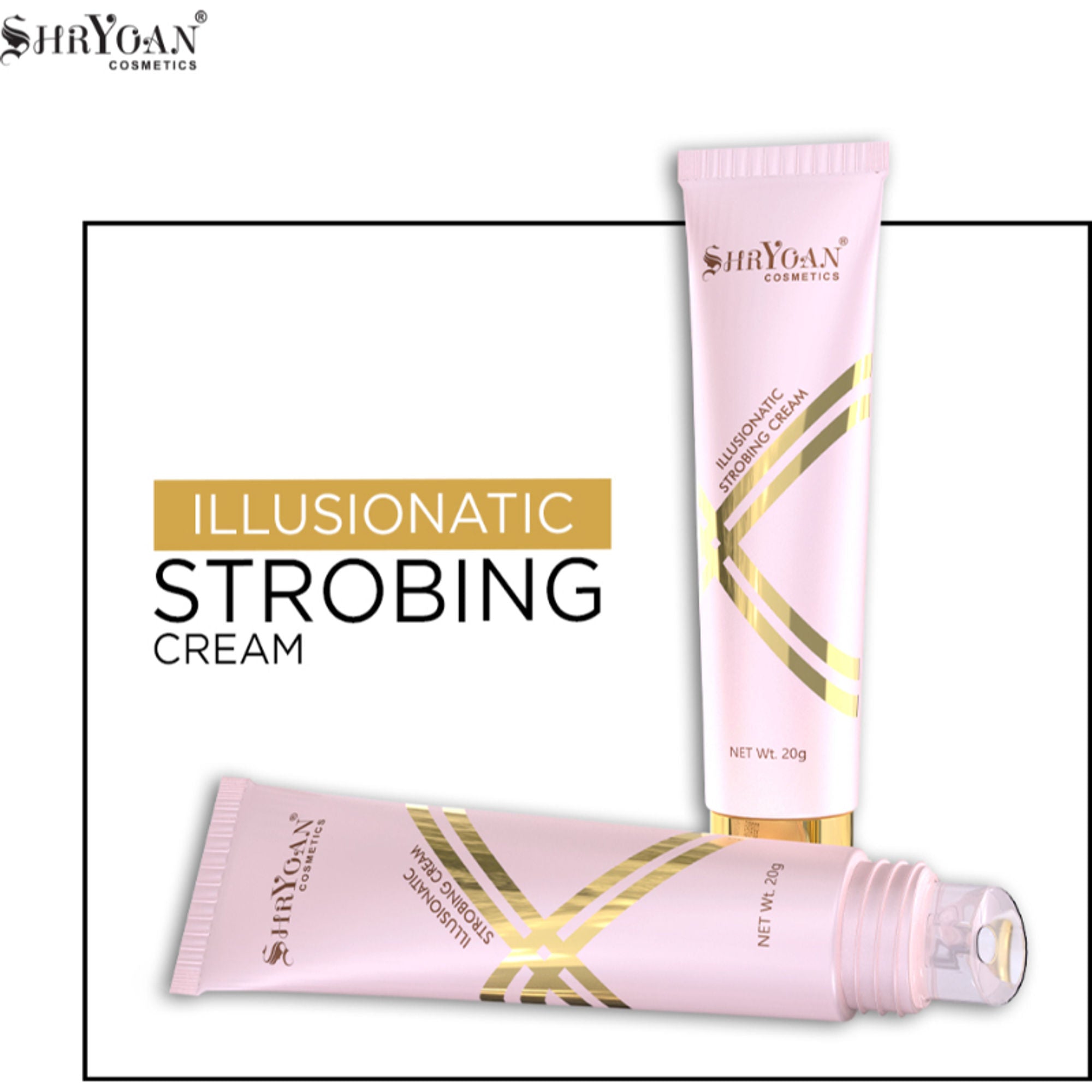 Shryoan Illuminating Strobing Moisturizer Cream Primer - Pink - Distacart