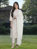 Juniper Off White Rayon Festive Printed Skd For Women - Distacart