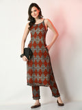 Myshka Women's Multi Printed Kurta With Trousers