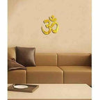 Gold Color - OM 3D Acrylic Mirror Wall Stickers - Distacart