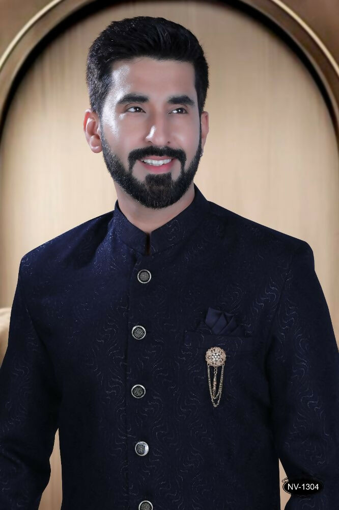 Joban Fashion Men's Blue TR Kurta with Pyjama