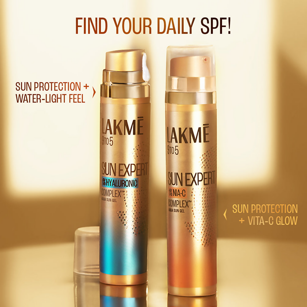 Lakme 9To5 Sun Expert 1% Hyaluronic Sunscreen, Spf 50 Pa+++