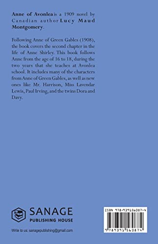 Anne of Avonlea