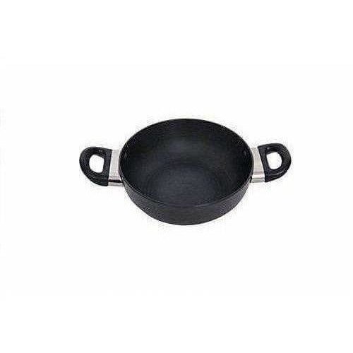 Anodised kadhai with Stainless Steel Lid
