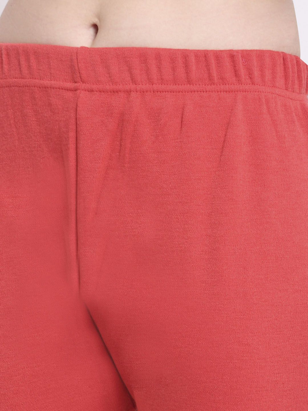 TAG 7 Women Pink Solid Woolen Leggings