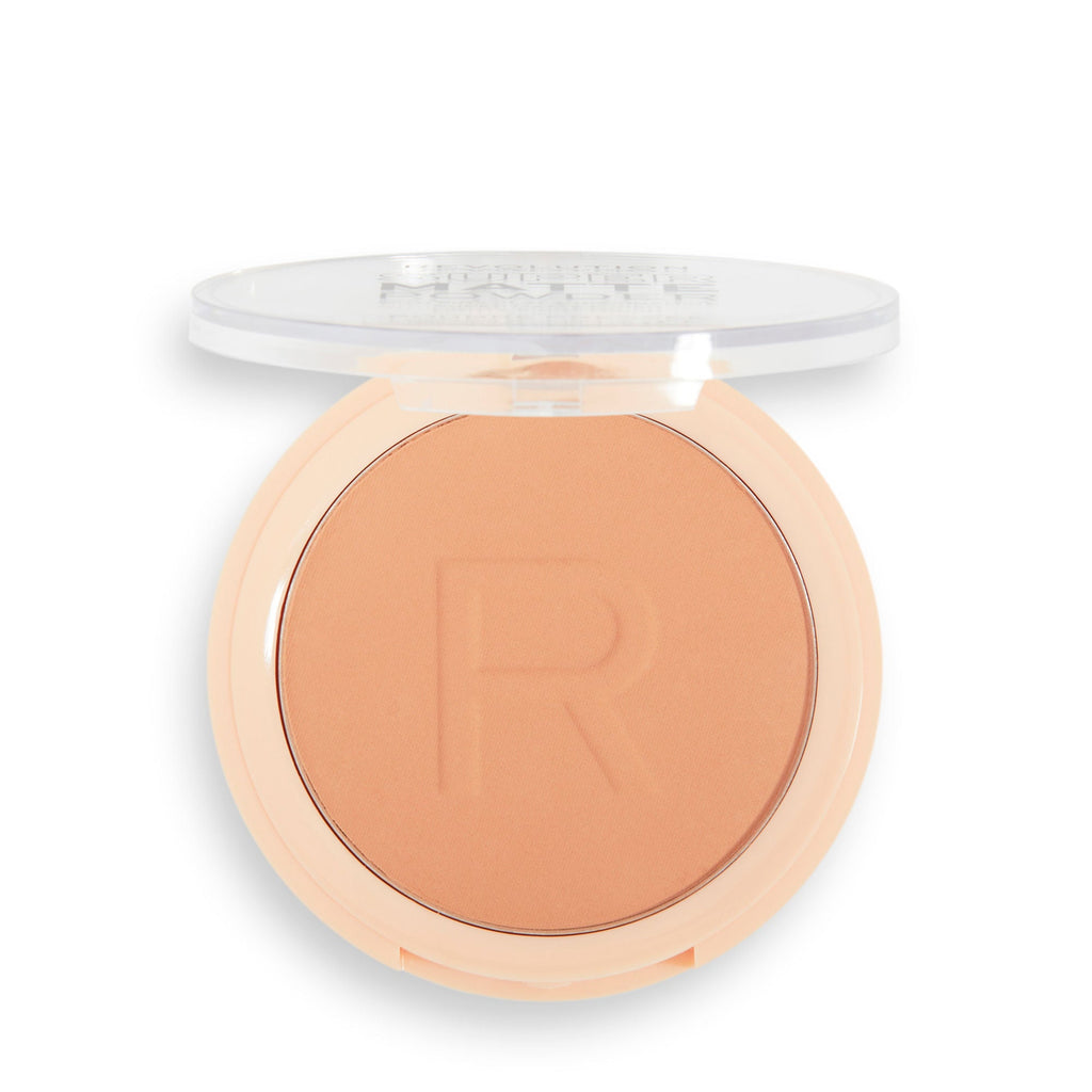 Makeup Revolution Super Matte Pressed Powder - Warm Beige - Distacart