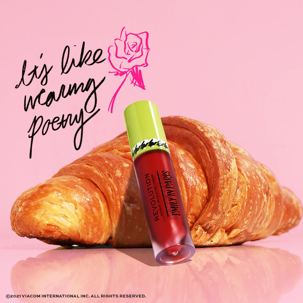 Makeup Revolution X Emily In Paris Multi-Use Lip & Cheek Blush Paris Fantasy Rouge - Distacart