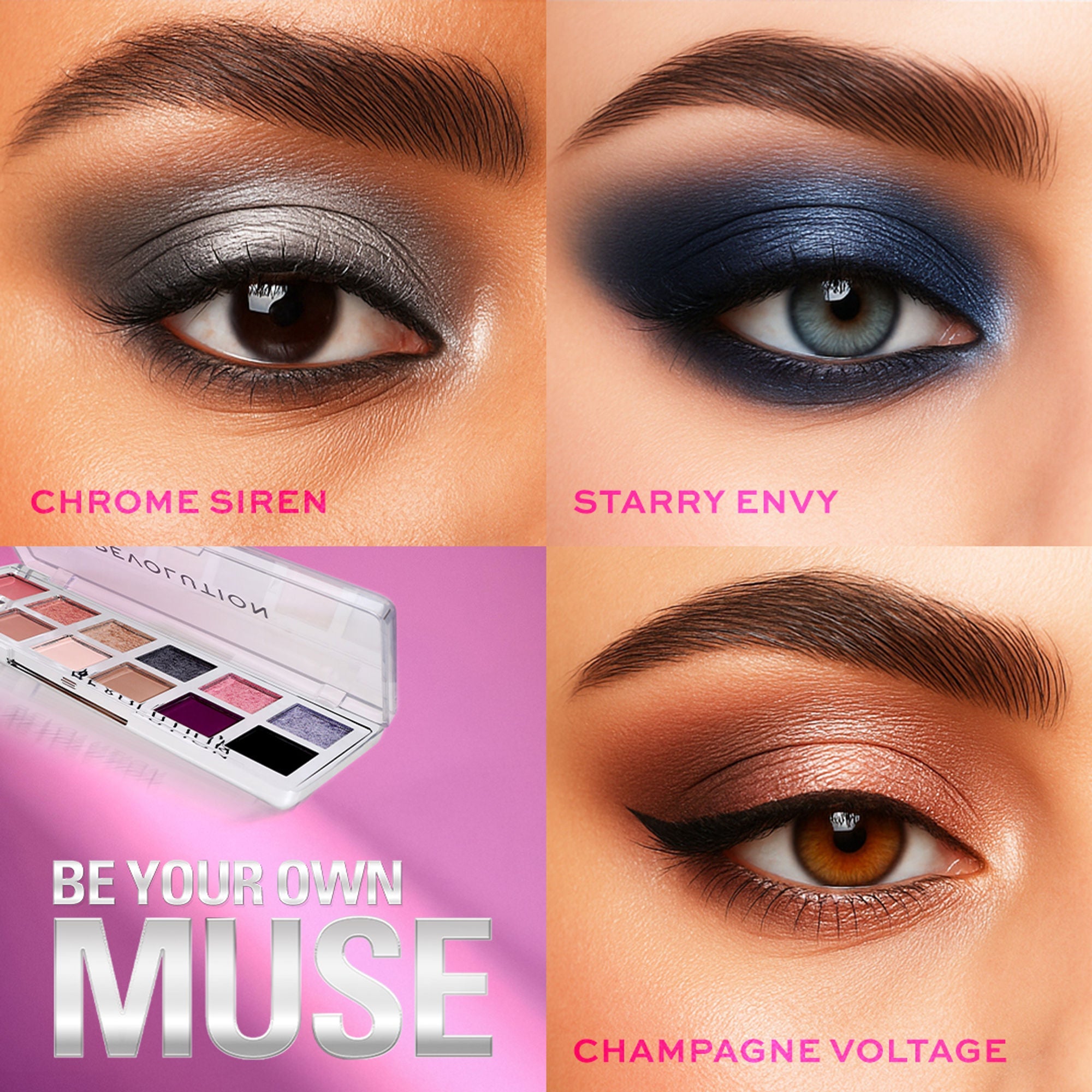 Makeup Revolution Metallic Muse The Muse Icon Eyeshadow Palette
