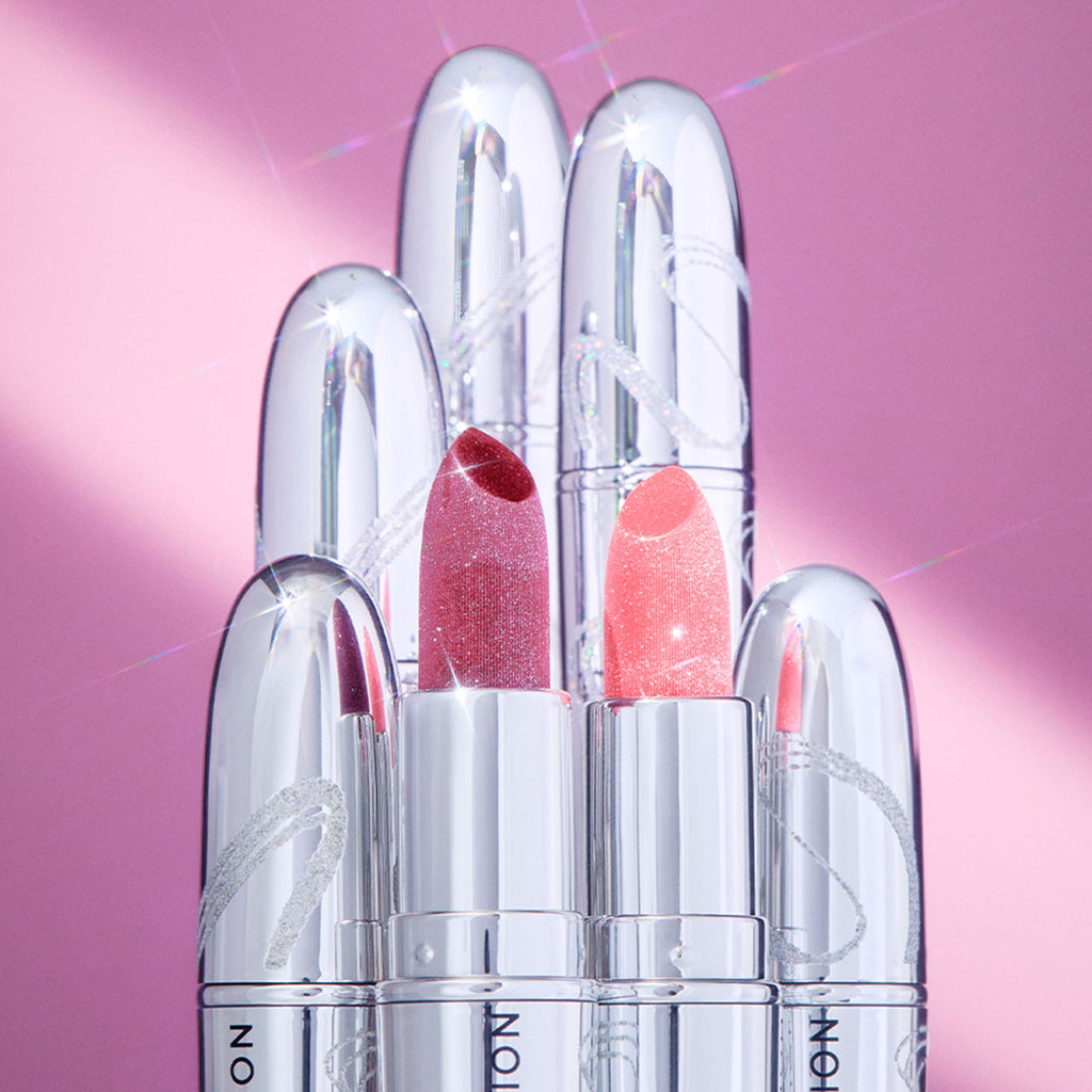 Makeup Revolution Metallic Muse Glitter Lipstick - Baby Pink - Distacart