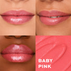 Makeup Revolution Metallic Muse Glitter Lipstick - Baby Pink - Distacart