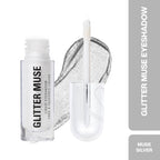 Makeup Revolution Metallic Muse Glitter Muse Eyeshadow - Silver
