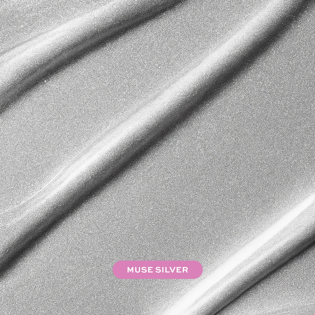 Makeup Revolution Metallic Muse Glitter Muse Eyeshadow - Silver - Distacart