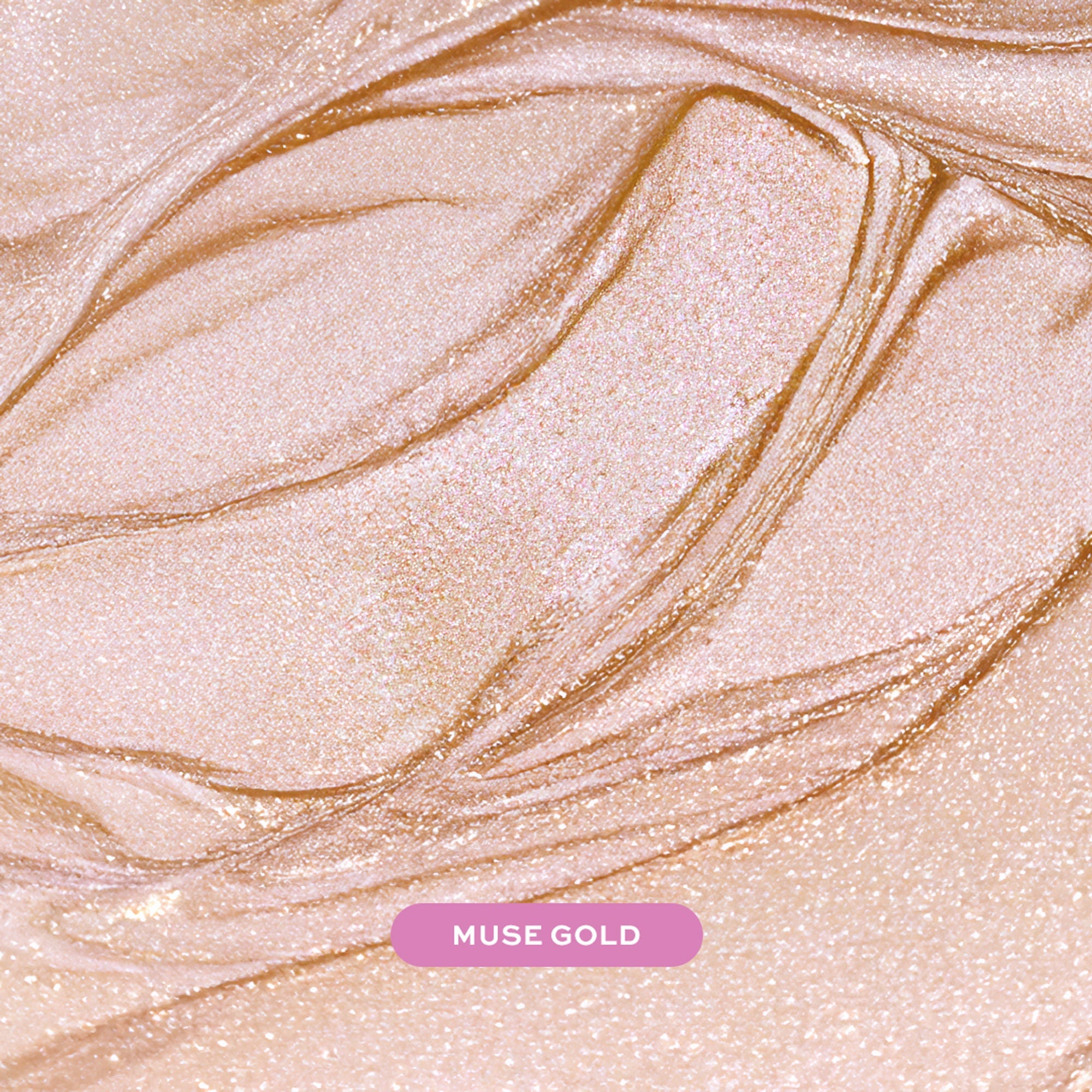 Makeup Revolution Metallic Muse Glitter Muse Eyeshadow - Gold - Distacart