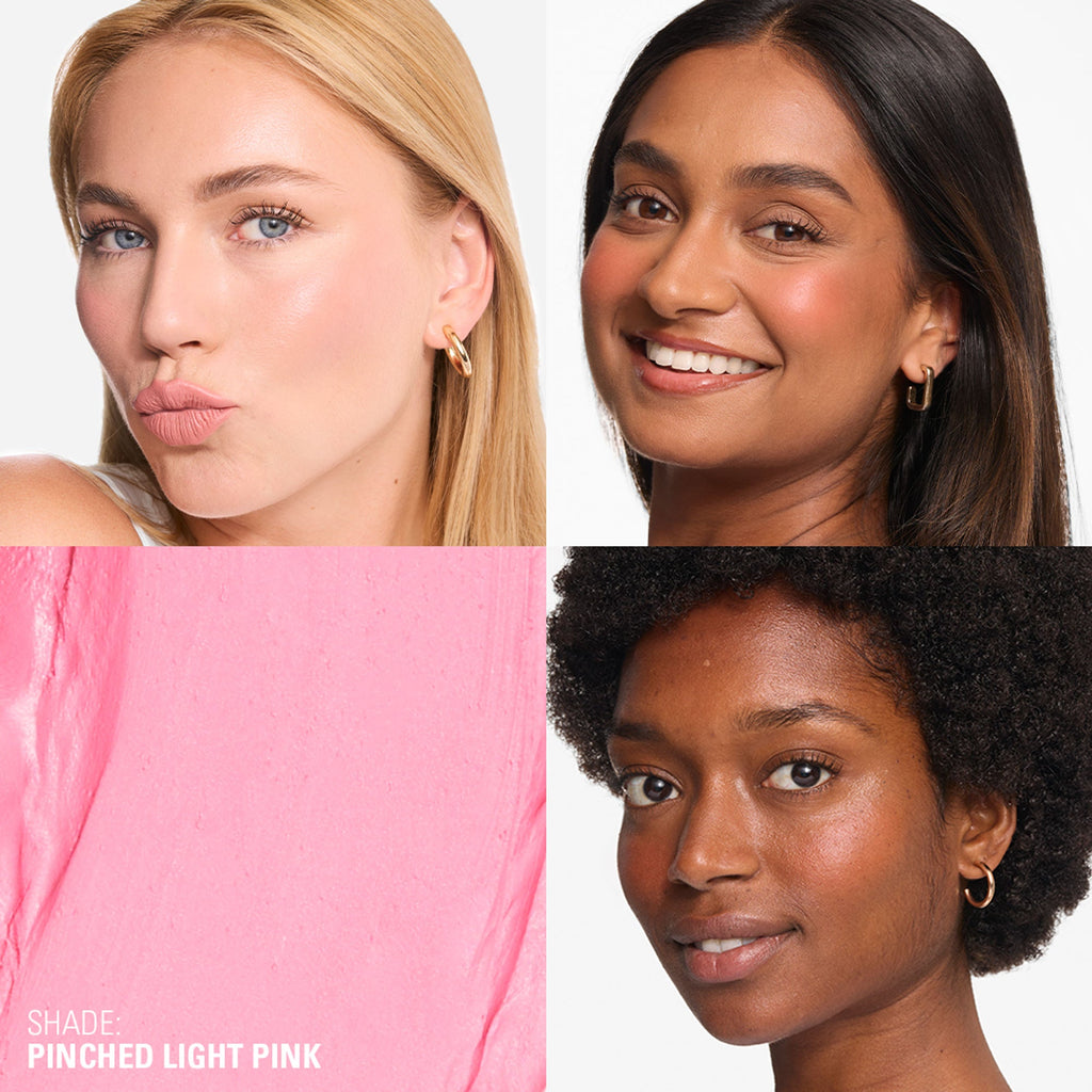 Makeup Revolution Skin Silk Marble Blush Stick - Pinched Light Pink - Distacart
