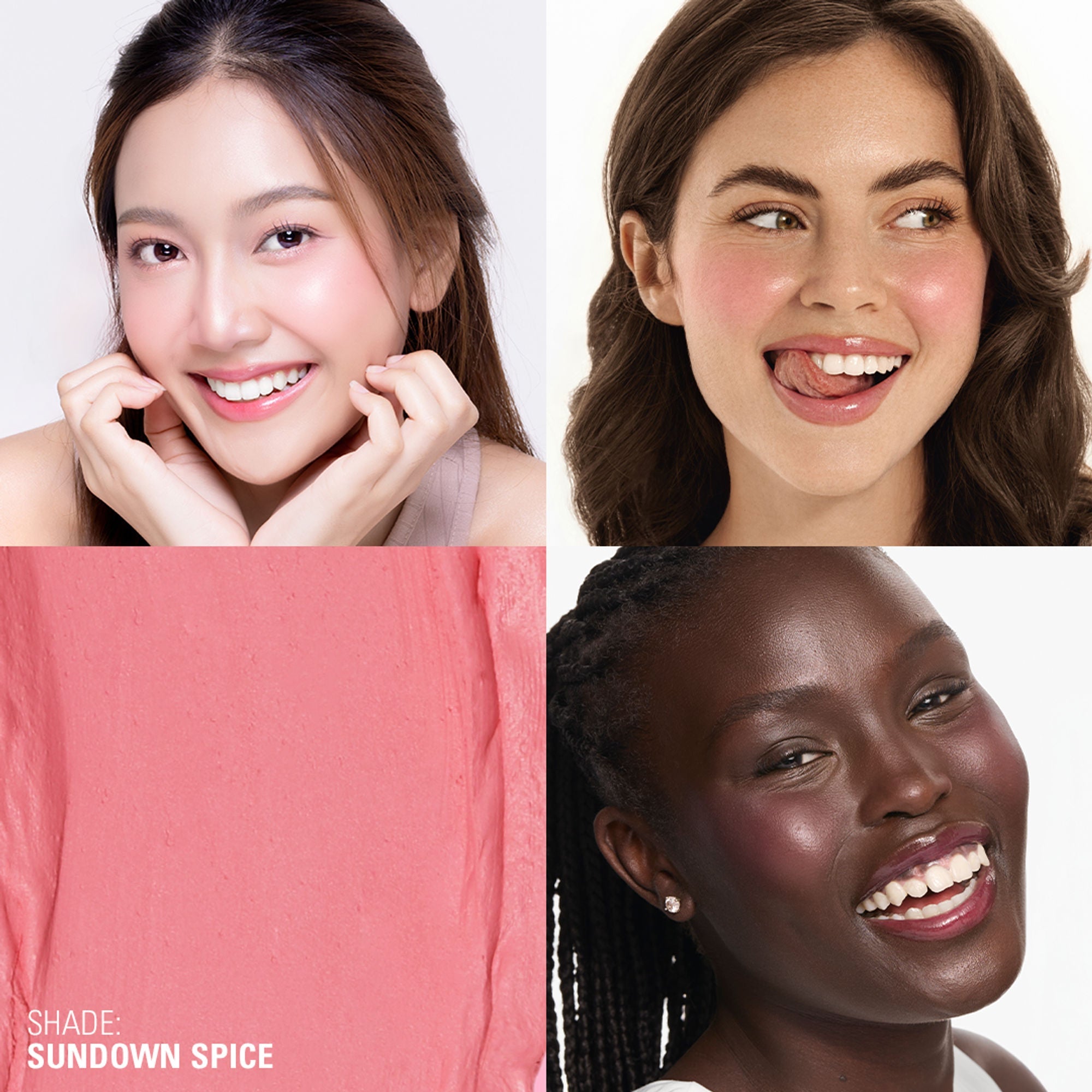 Makeup Revolution Skin Silk Marble Blush Stick - Sundown Spice - Distacart
