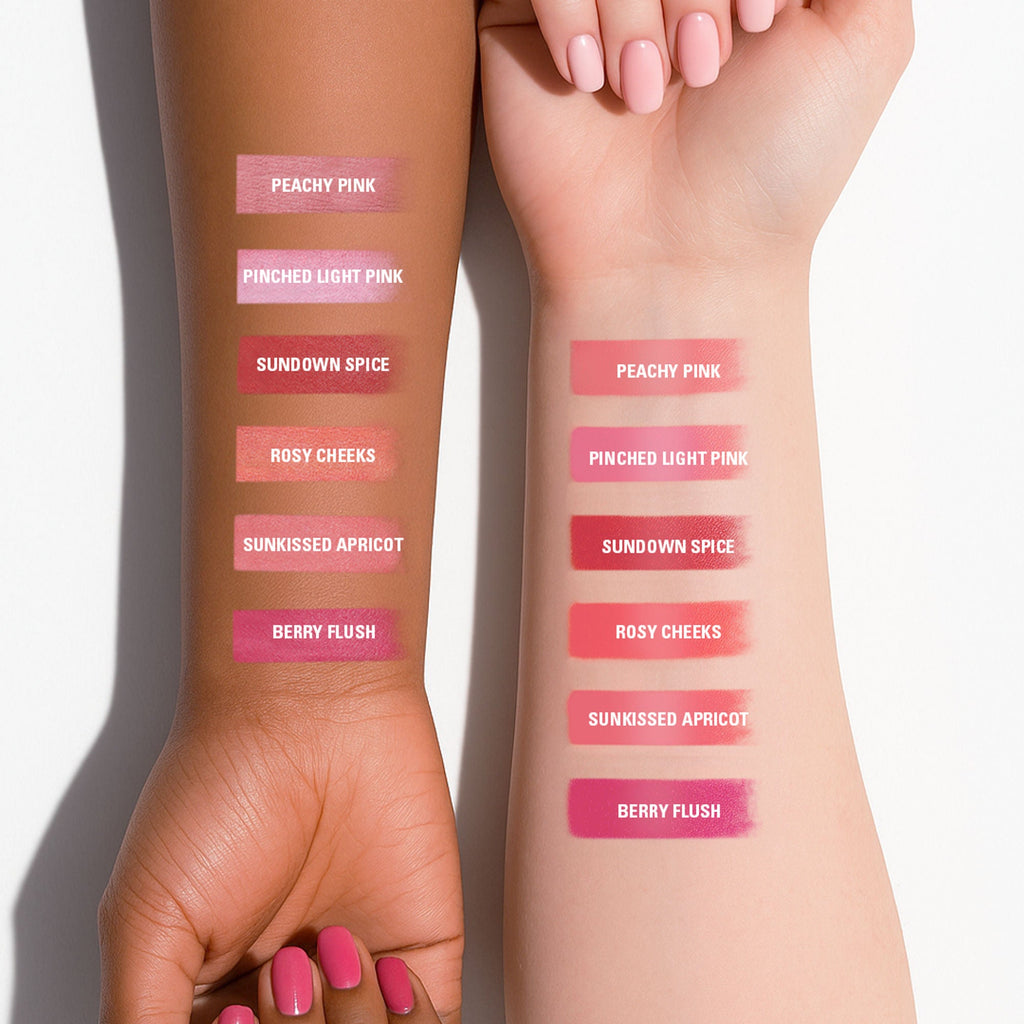 Makeup Revolution Skin Silk Marble Blush Stick - Sundown Spice - Distacart