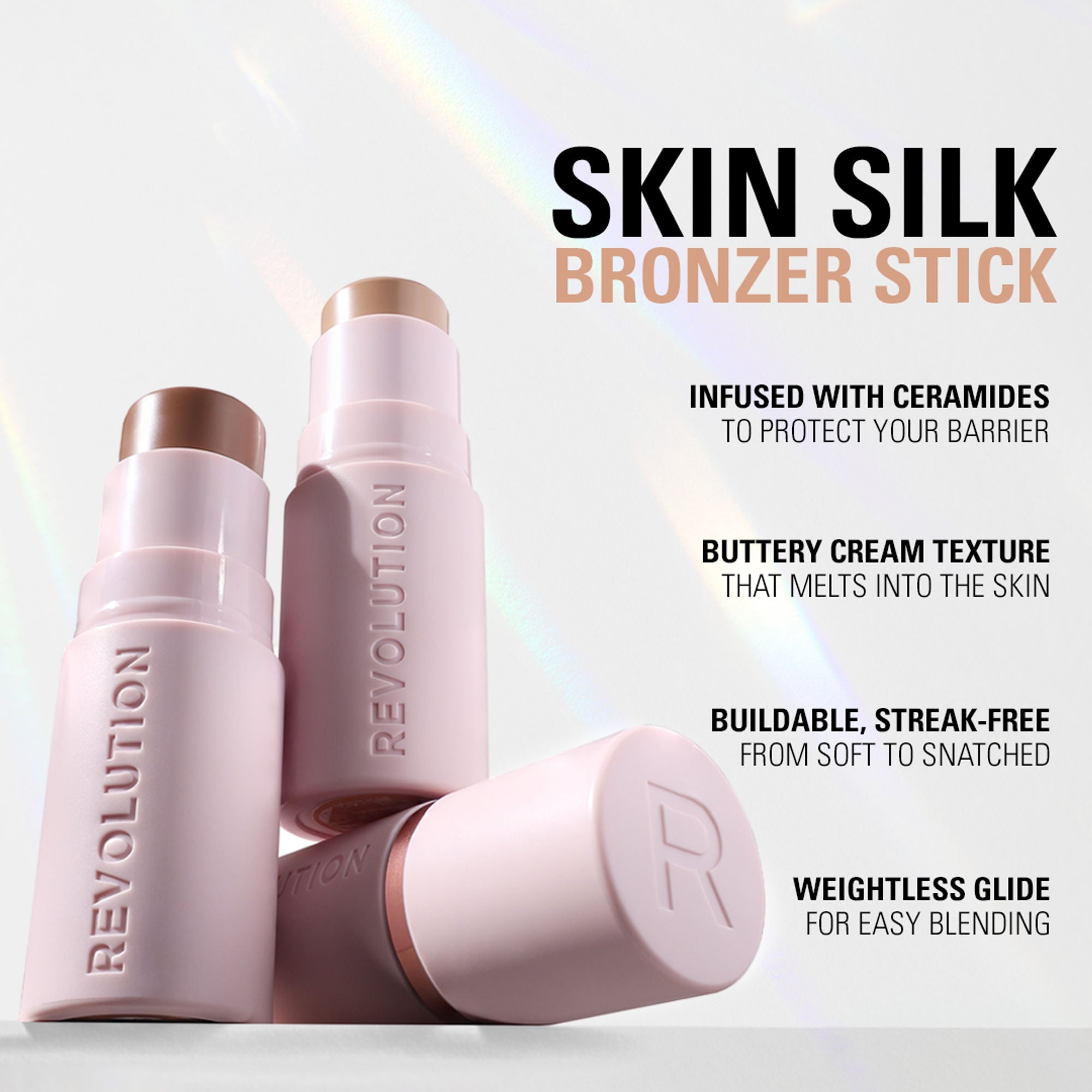 Makeup Revolution Skin Silk Bronzer Stick - Fair Sand