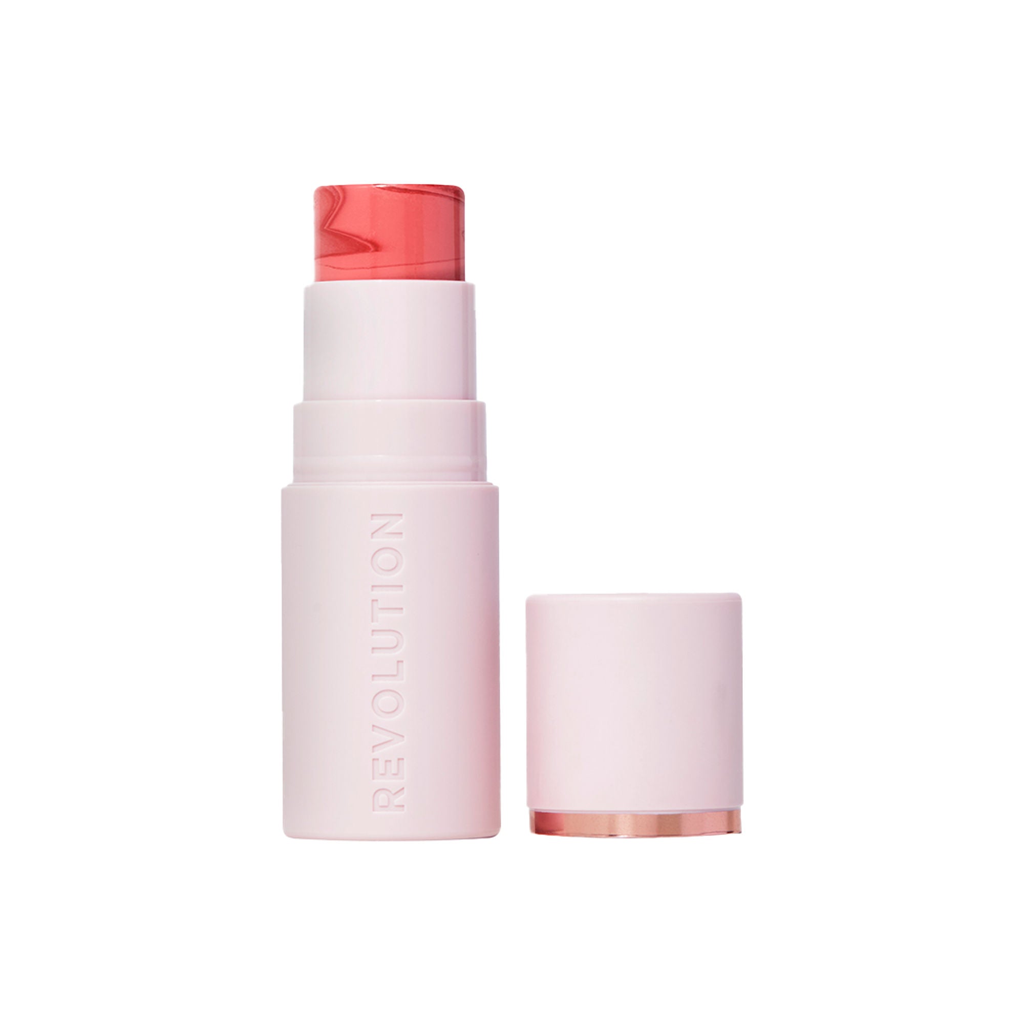 Makeup Revolution Skin Silk Marble Blush Stick - Rosy Cheeks - Distacart