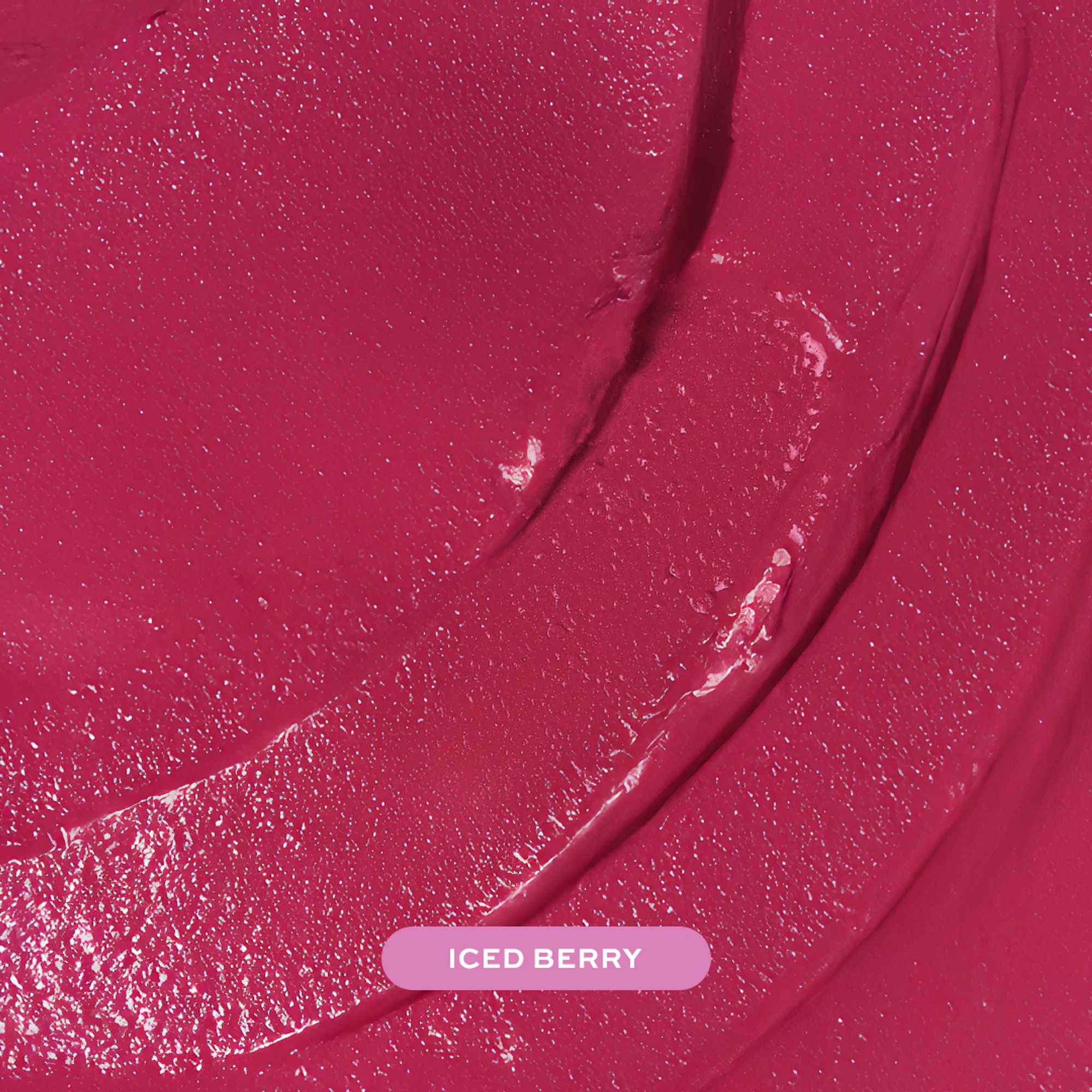Makeup Revolution Metallic Muse Glitter Lipstick - Iced Berry - Distacart