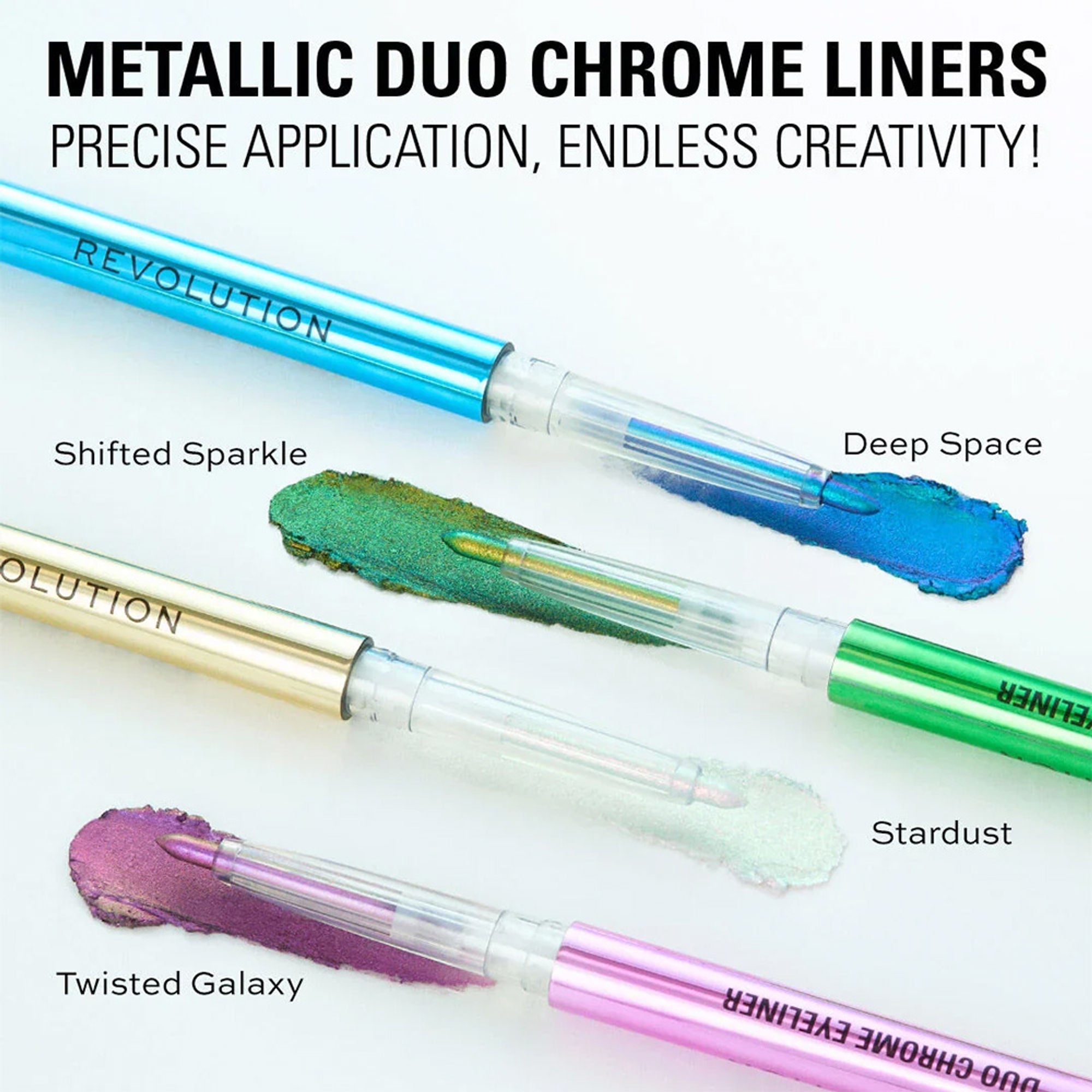 Makeup Revolution Metallic Duochrome Eyeliner - Shifted Sparkle