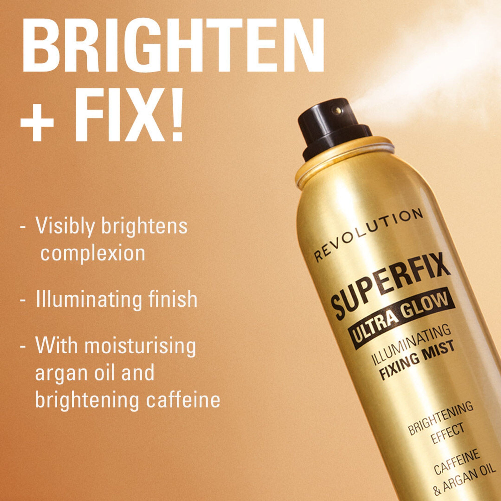 Makeup Revolution Superfix Glow Fixing Mist - Distacart