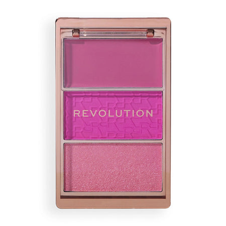Makeup Revolution Blush Icon Palette - Hot Pink Flag