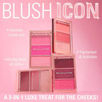 Makeup Revolution Blush Icon Palette - Hot Pink Flag - Distacart